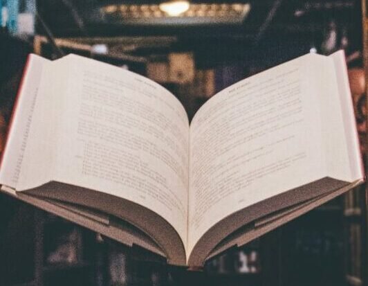 an open book